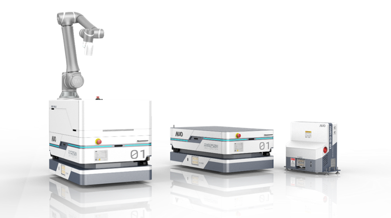 2121非凡數位開發的自主式移動機器人（AMR250M），搭配全向輪並結合AI演算法、2D LiDAR、3D攝影機等技術，協助客戶實現產線全自動化